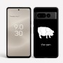כיסוי בעיצוב אישי עם השם שלך לדגם - Google Pixel 8 Pro 5G בעיצוב חזיר