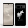 כיסוי בעיצוב אישי עם השם שלך לדגם - Google Pixel 8 Pro 5G בעיצוב זברה