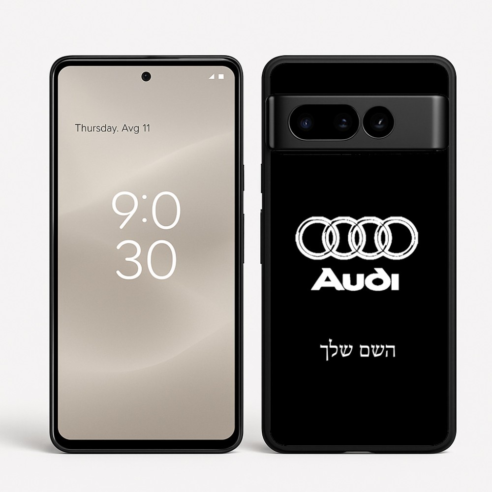 כיסוי בעיצוב אישי עם השם שלך לדגם - Google Pixel 8 Pro 5G בעיצוב אאודי