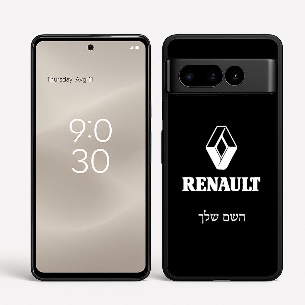כיסוי בעיצוב אישי עם השם שלך לדגם - Google Pixel 8 Pro 5G בעיצוב רנו