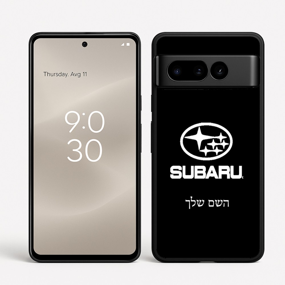 כיסוי בעיצוב אישי עם השם שלך לדגם - Google Pixel 8 Pro 5G בעיצוב סובארו