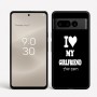 כיסוי בעיצוב אישי עם השם שלך לדגם - Google Pixel 8 Pro 5G בעיצוב אוהב את החברה שלי