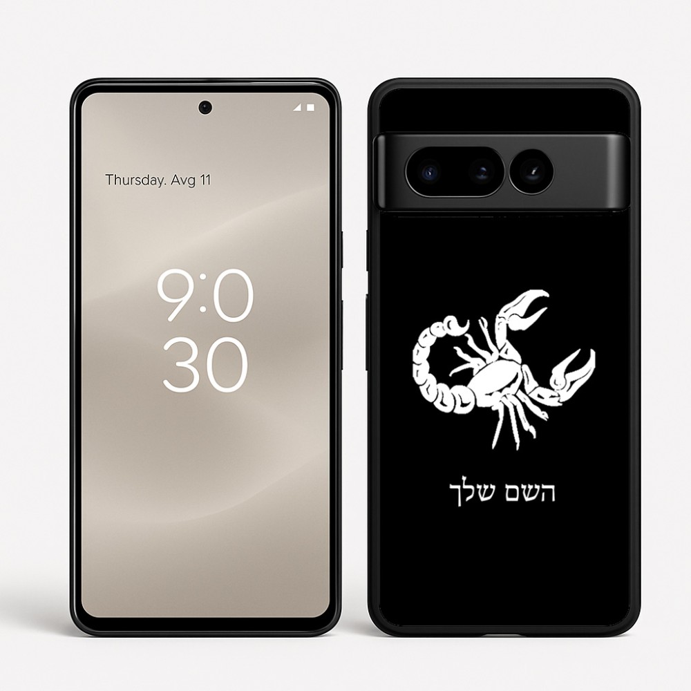 כיסוי בעיצוב אישי עם השם שלך לדגם - Google Pixel 8 Pro 5G בעיצוב מזלות - עקרב