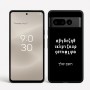 כיסוי בעיצוב אישי עם השם שלך לדגם - Google Pixel 8 Pro 5G בעיצוב האלפבית היווני