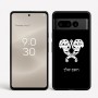 כיסוי בעיצוב אישי עם השם שלך לדגם - Google Pixel 8 Pro 5G בעיצוב פרחי קרן