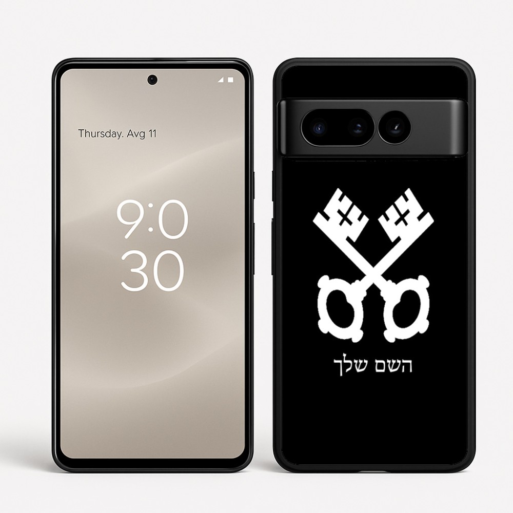כיסוי בעיצוב אישי עם השם שלך לדגם - Google Pixel 8 Pro 5G בעיצוב מפתחות