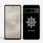 כיסוי בעיצוב אישי עם השם שלך לדגם - Google Pixel 8 Pro 5G בעיצוב הגה - קפטן - ים
