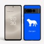 כיסוי בעיצוב אישי עם השם שלך לדגם - Google Pixel 8 Pro 5G בעיצוב כלב