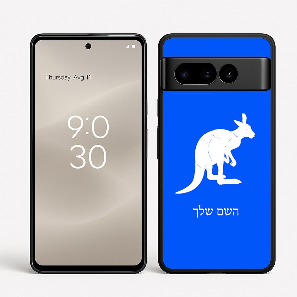 כיסוי בעיצוב אישי עם השם שלך לדגם - Google Pixel 8 Pro 5G בעיצוב קנגורו