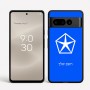 כיסוי בעיצוב אישי עם השם שלך לדגם - Google Pixel 8 Pro 5G בעיצוב קרייזלר