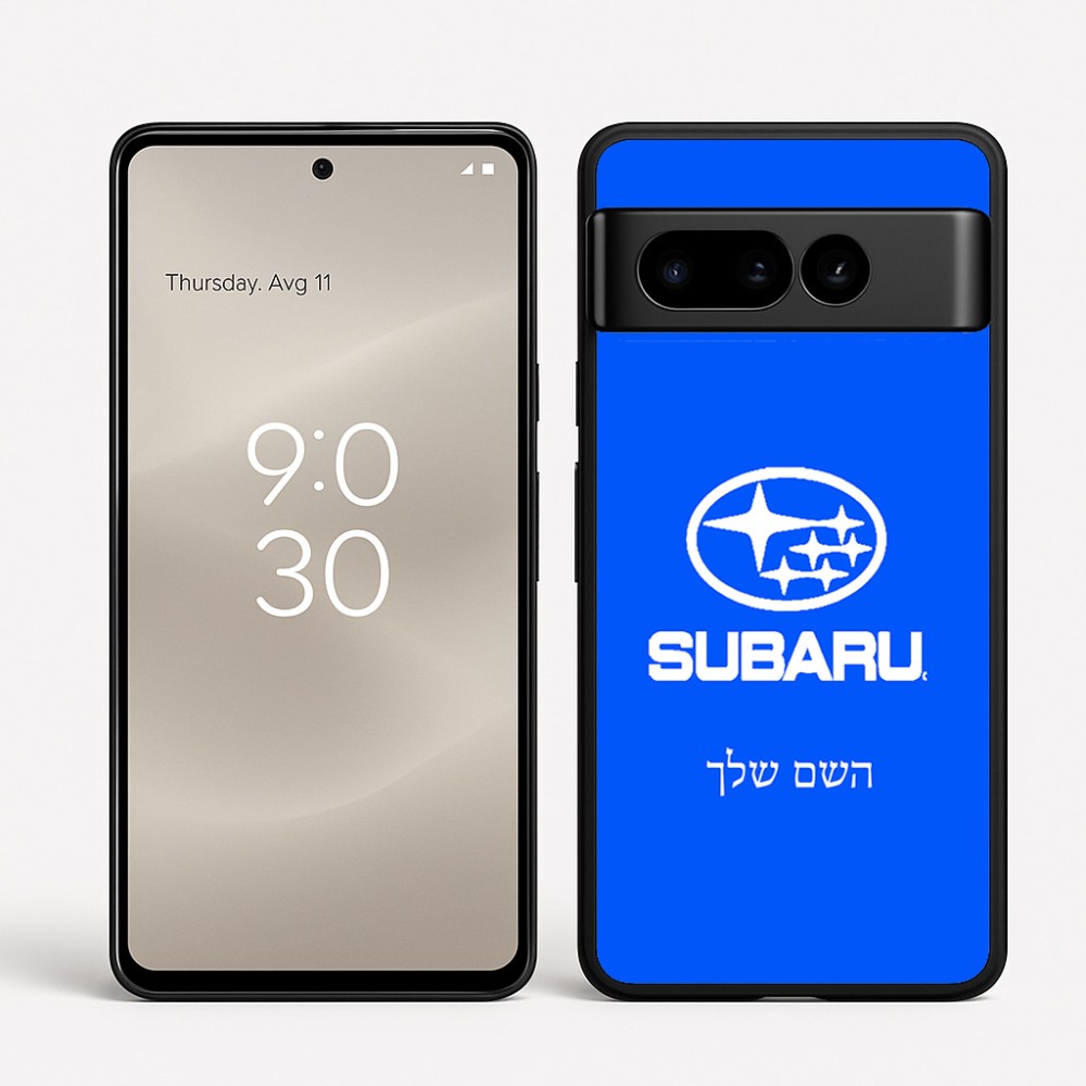 כיסוי בעיצוב אישי עם השם שלך לדגם - Google Pixel 8 Pro 5G בעיצוב סובארו