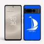 כיסוי בעיצוב אישי עם השם שלך לדגם - Google Pixel 8 Pro 5G בעיצוב סירה
