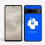 כיסוי בעיצוב אישי עם השם שלך לדגם - Google Pixel 8 Pro 5G בעיצוב פרח היביסקוס