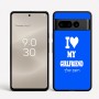 כיסוי בעיצוב אישי עם השם שלך לדגם - Google Pixel 8 Pro 5G בעיצוב אוהב את החברה שלי