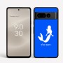 כיסוי בעיצוב אישי עם השם שלך לדגם - Google Pixel 8 Pro 5G בעיצוב בתולת ים - אישה