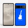 כיסוי בעיצוב אישי עם השם שלך לדגם - Google Pixel 8 Pro 5G בעיצוב גיטרה