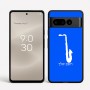 כיסוי בעיצוב אישי עם השם שלך לדגם - Google Pixel 8 Pro 5G בעיצוב סקסופון