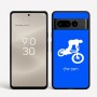 כיסוי בעיצוב אישי עם השם שלך לדגם - Google Pixel 8 Pro 5G בעיצוב רוכב אופניים