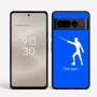 כיסוי בעיצוב אישי עם השם שלך לדגם - Google Pixel 8 Pro 5G בעיצוב לוחם סייף