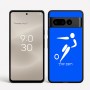 כיסוי בעיצוב אישי עם השם שלך לדגם - Google Pixel 8 Pro 5G בעיצוב כדורגל אולימפי