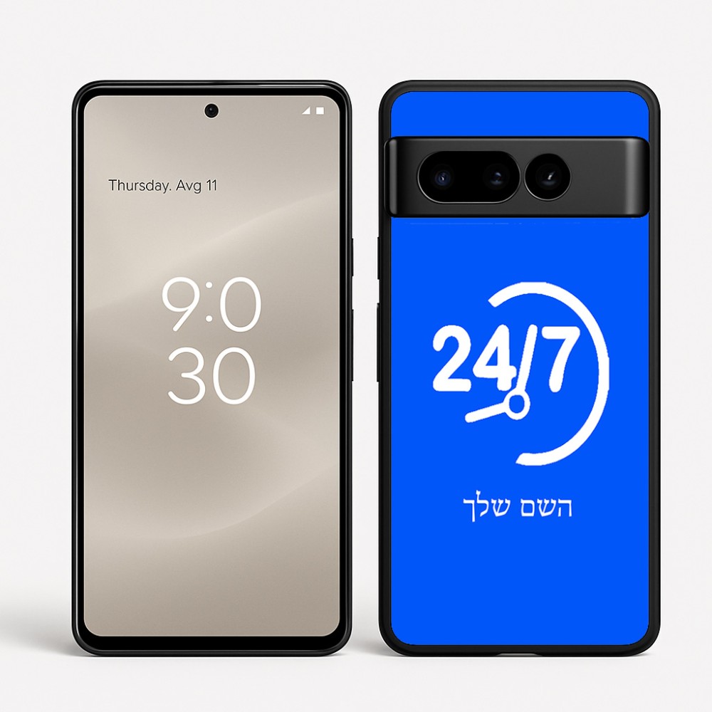 כיסוי בעיצוב אישי עם השם שלך לדגם - Google Pixel 8 Pro 5G בעיצוב 24 ביולי