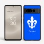 כיסוי בעיצוב אישי עם השם שלך לדגם - Google Pixel 8 Pro 5G בעיצוב פרחי פרחים - צרפת