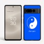 כיסוי בעיצוב אישי עם השם שלך לדגם - Google Pixel 8 Pro 5G בעיצוב סמל יינג יאנג