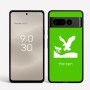 כיסוי בעיצוב אישי עם השם שלך לדגם - Google Pixel 8 Pro 5G בעיצוב נשר אמריקאי