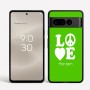 כיסוי בעיצוב אישי עם השם שלך לדגם - Google Pixel 8 Pro 5G בעיצוב אהבה