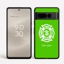 כיסוי בעיצוב אישי עם השם שלך לדגם - Google Pixel 8 Pro 5G בעיצוב כבאי - תגית