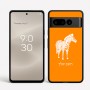כיסוי בעיצוב אישי עם השם שלך לדגם - Google Pixel 8 Pro 5G בעיצוב זברה
