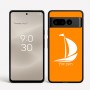 כיסוי בעיצוב אישי עם השם שלך לדגם - Google Pixel 8 Pro 5G בעיצוב סירה