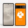 כיסוי בעיצוב אישי עם השם שלך לדגם - Google Pixel 8 Pro 5G בעיצוב פרח היביסקוס