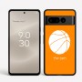 כיסוי בעיצוב אישי עם השם שלך לדגם - Google Pixel 8 Pro 5G בעיצוב כדורסל