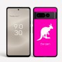 כיסוי בעיצוב אישי עם השם שלך לדגם - Google Pixel 8 Pro 5G בעיצוב קנגורו