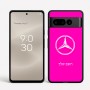 כיסוי בעיצוב אישי עם השם שלך לדגם - Google Pixel 8 Pro 5G בעיצוב מרצדס-בנץ