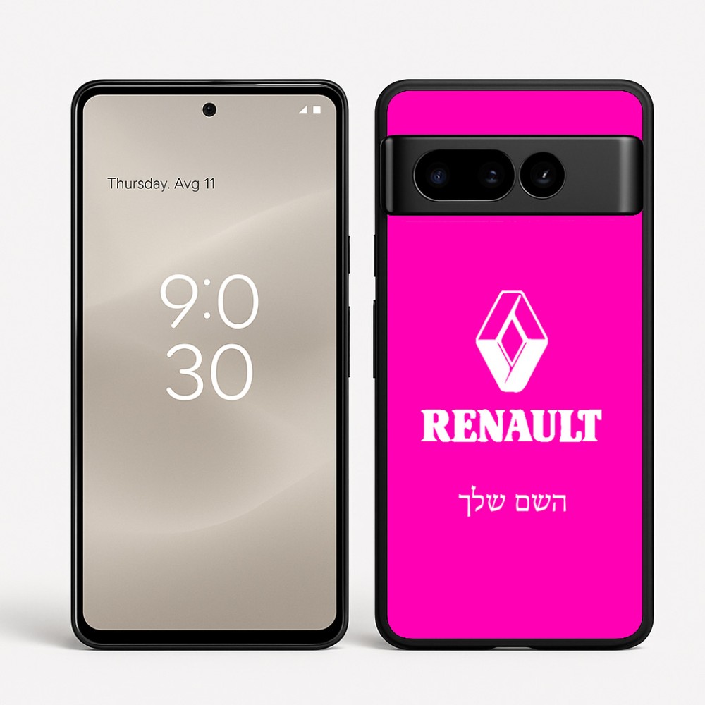 כיסוי בעיצוב אישי עם השם שלך לדגם - Google Pixel 8 Pro 5G בעיצוב רנו