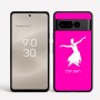 כיסוי בעיצוב אישי עם השם שלך לדגם - Google Pixel 8 Pro 5G בעיצוב בלרינה