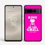 כיסוי בעיצוב אישי עם השם שלך לדגם - Google Pixel 8 Pro 5G בעיצוב מלך הגריל
