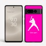 כיסוי בעיצוב אישי עם השם שלך לדגם - Google Pixel 8 Pro 5G בעיצוב שחקן בייסבול