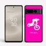 כיסוי בעיצוב אישי עם השם שלך לדגם - Google Pixel 8 Pro 5G בעיצוב רוכב אופניים