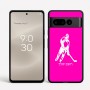 כיסוי בעיצוב אישי עם השם שלך לדגם - Google Pixel 8 Pro 5G בעיצוב שחקן הוקי