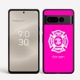 כיסוי בעיצוב אישי עם השם שלך לדגם - Google Pixel 8 Pro 5G בעיצוב כבאי - תגית
