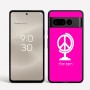 כיסוי בעיצוב אישי עם השם שלך לדגם - Google Pixel 8 Pro 5G בעיצוב גלובוסי שלום