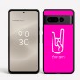 כיסוי בעיצוב אישי עם השם שלך לדגם - Google Pixel 8 Pro 5G בעיצוב יד סלע