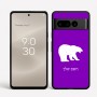 כיסוי בעיצוב אישי עם השם שלך לדגם - Google Pixel 8 Pro 5G בעיצוב דוב