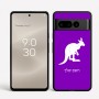 כיסוי בעיצוב אישי עם השם שלך לדגם - Google Pixel 8 Pro 5G בעיצוב קנגורו