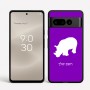 כיסוי בעיצוב אישי עם השם שלך לדגם - Google Pixel 8 Pro 5G בעיצוב קרנף