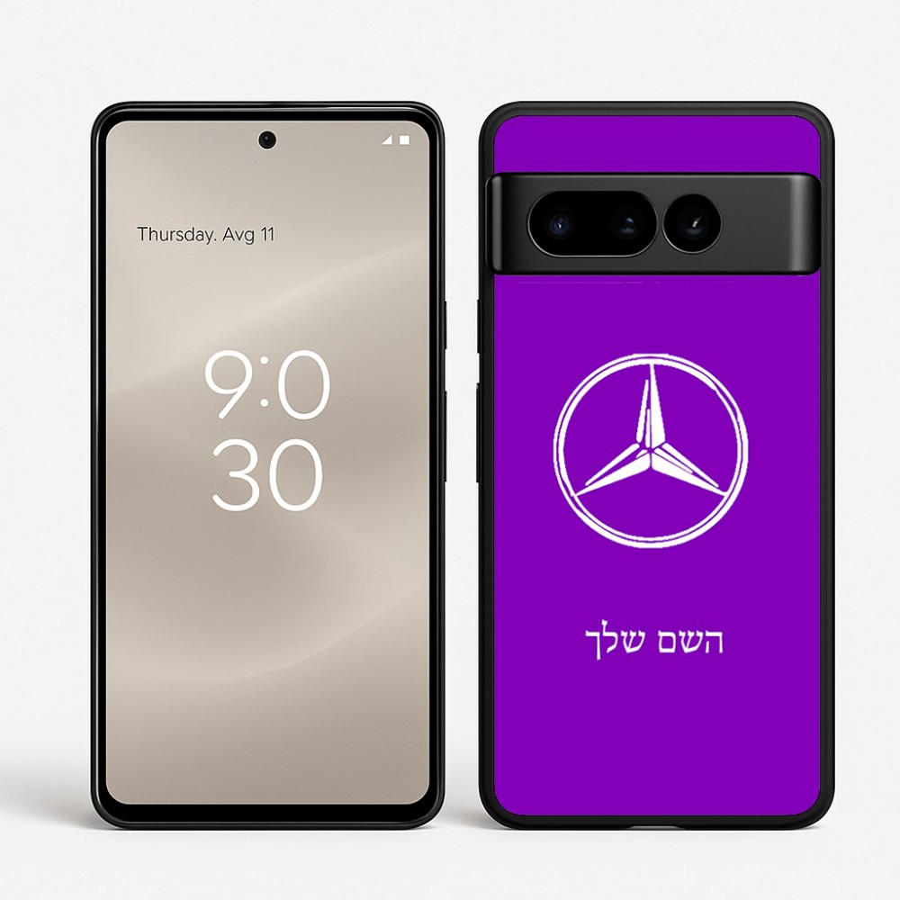 כיסוי בעיצוב אישי עם השם שלך לדגם - Google Pixel 8 Pro 5G בעיצוב מרצדס-בנץ