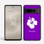 כיסוי בעיצוב אישי עם השם שלך לדגם - Google Pixel 8 Pro 5G בעיצוב פרח היביסקוס